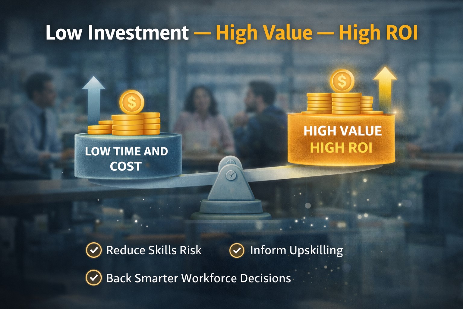 Small Investment — High Value — High ROI
